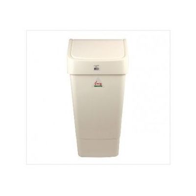 Plastic Swing Bin 50 Litre White