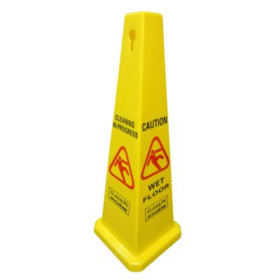 Yellow Wet Floor Cone