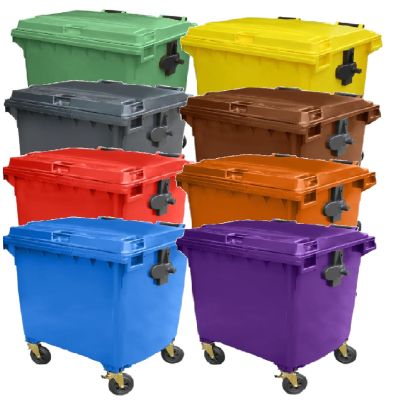 1100 Litre 4 Wheel Bin | Various Colours