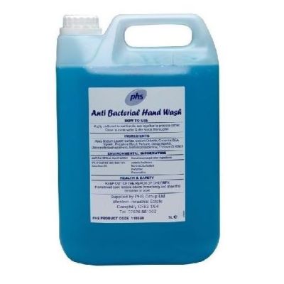 PHS Antibacterial Liquid Soap Blue 5 Litre