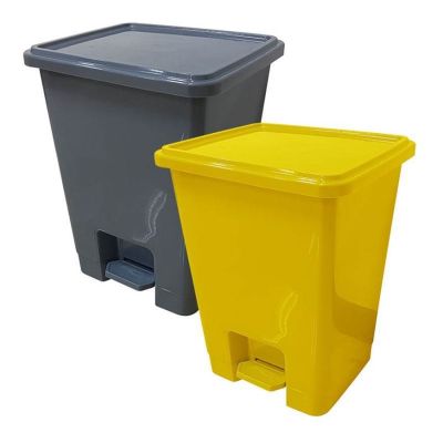 15 Litre Set of 3 Pedal Bins
