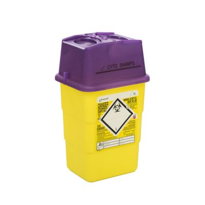 Sharpsafe 1 Litre - Purple Lid