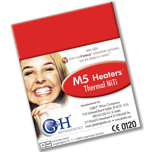 M5 Thermal NiTi Europa II 18x25 Lower with Stops 