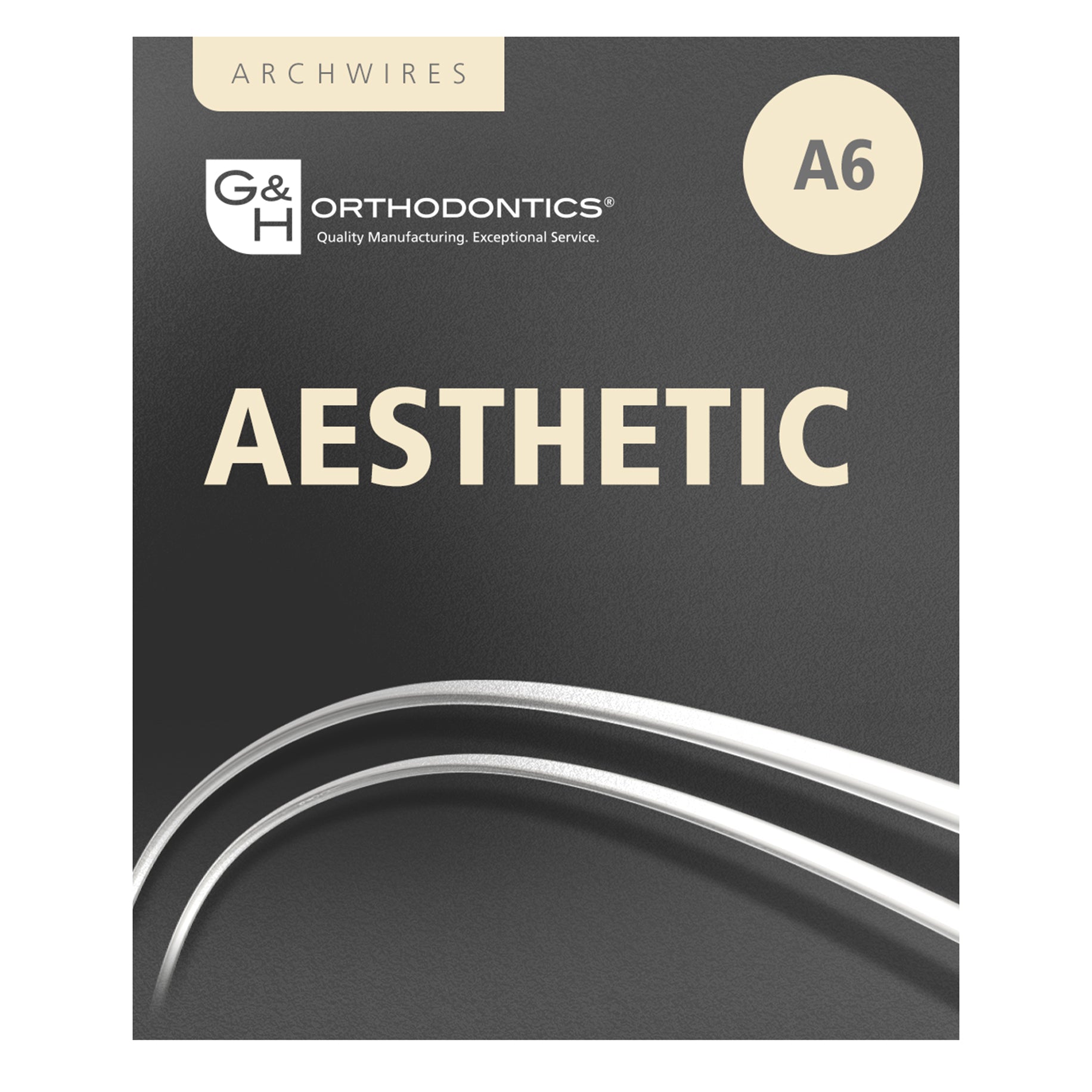 G4 NITI EFI Upper 021x025 A6 Aesthetic Archwires 