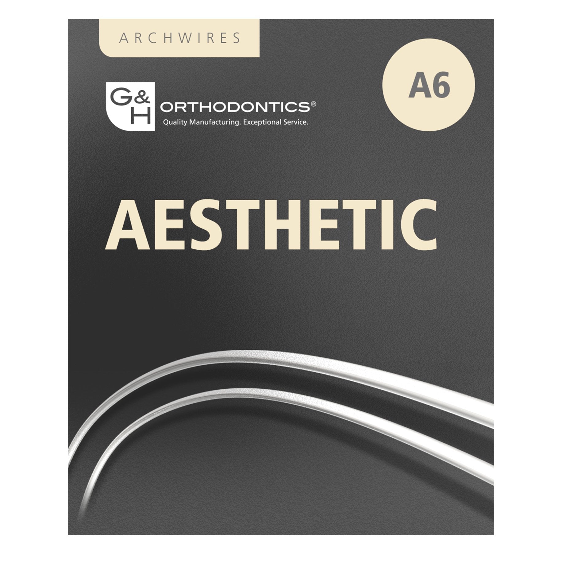 S304 SS EFI Upper 014 A6 Aesthetic Archwires 