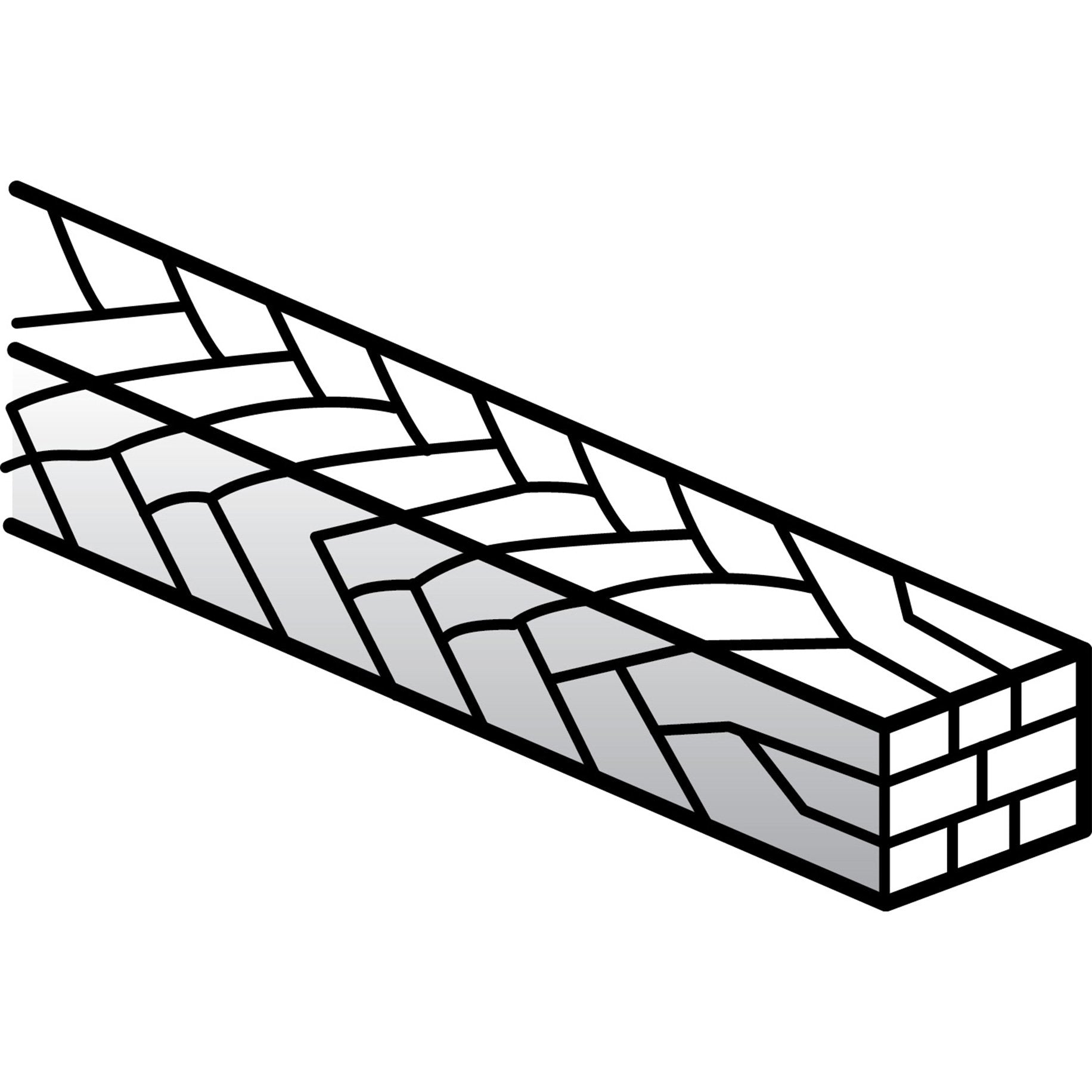 8-Strand Stainless Steel Natural Archform 16x22 Lower 
