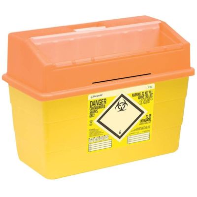Sharpsafe 24 Litre - Orange Lid