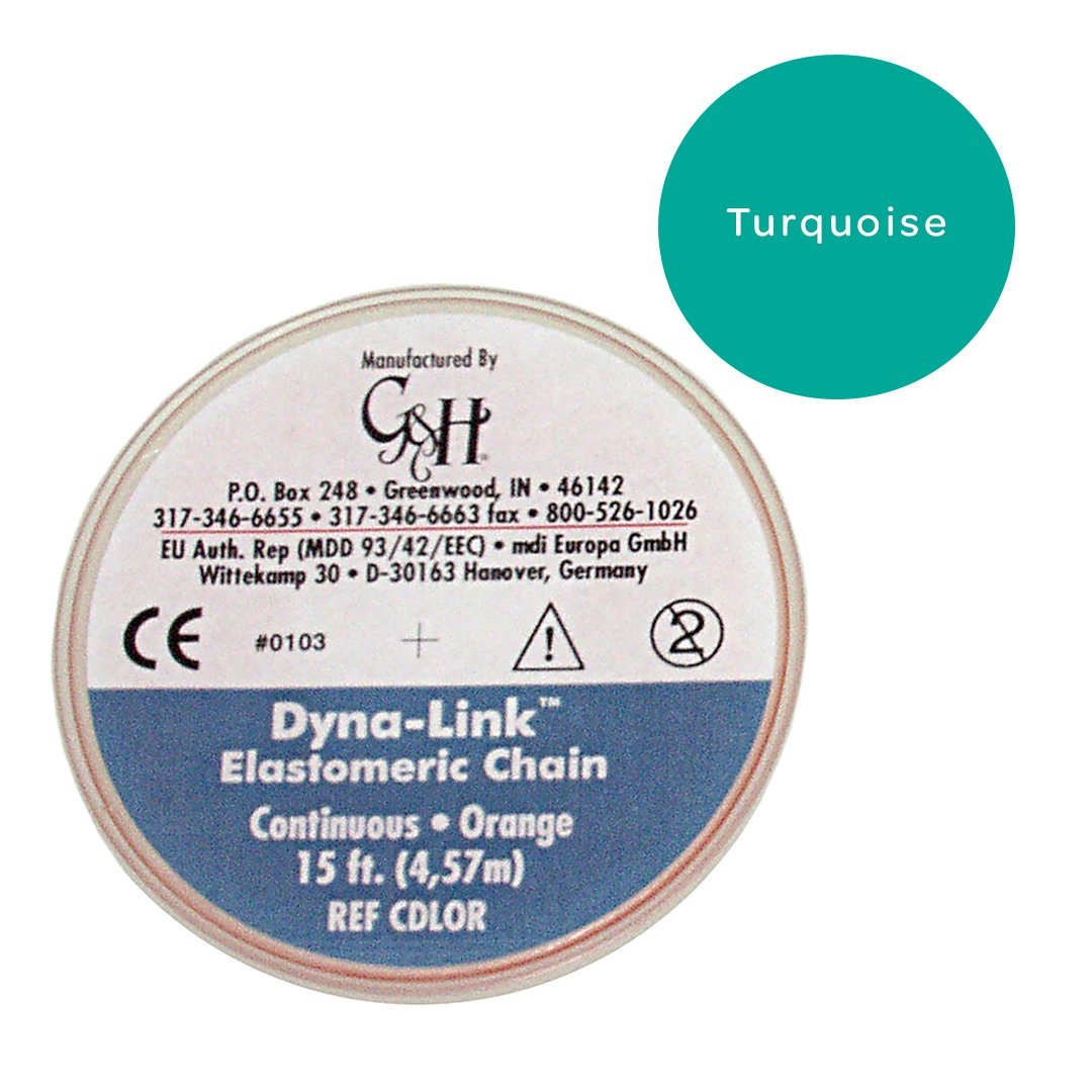 Dyna-Link Chain Turquoise Long 