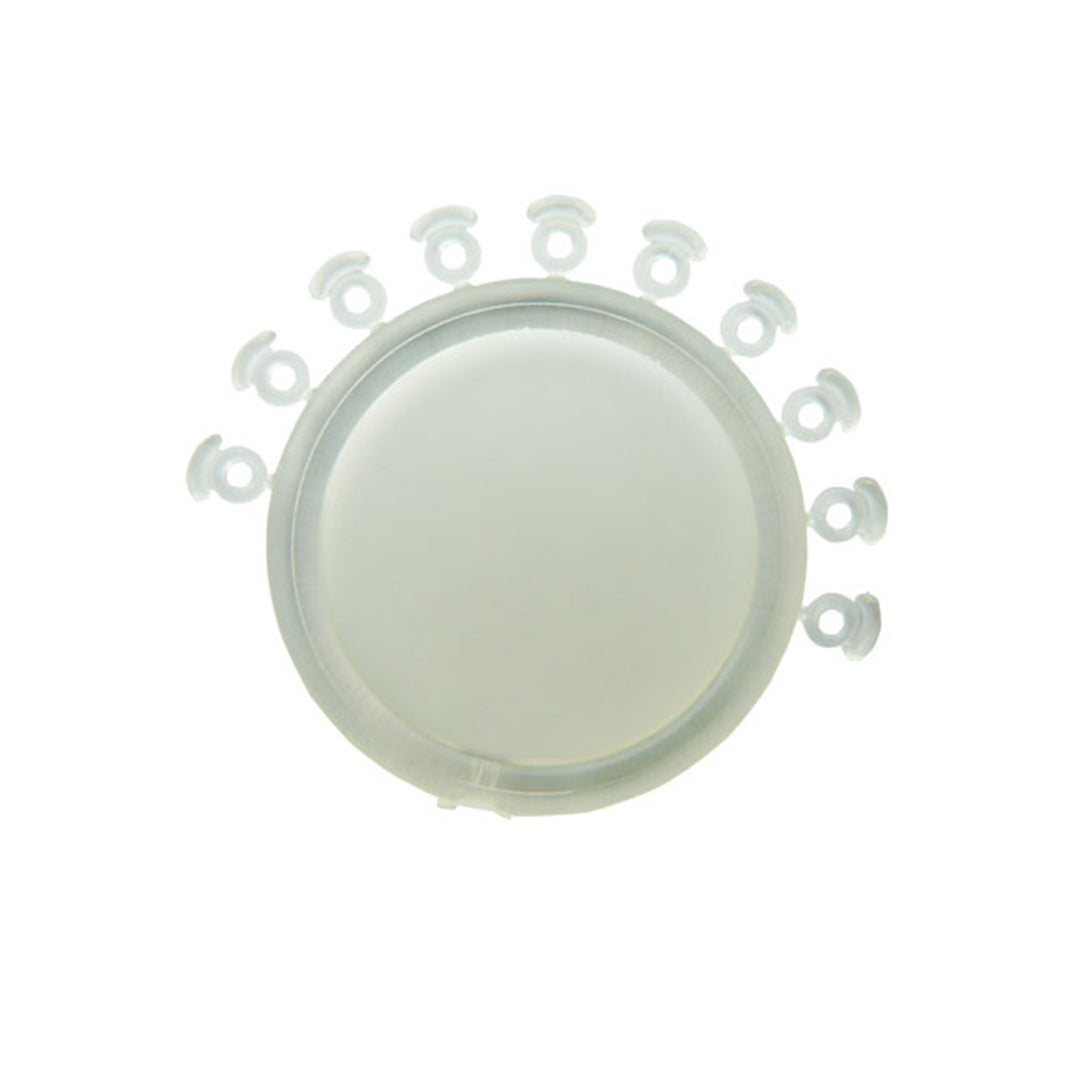 Elastomeric Ligature with Guard - Silver 