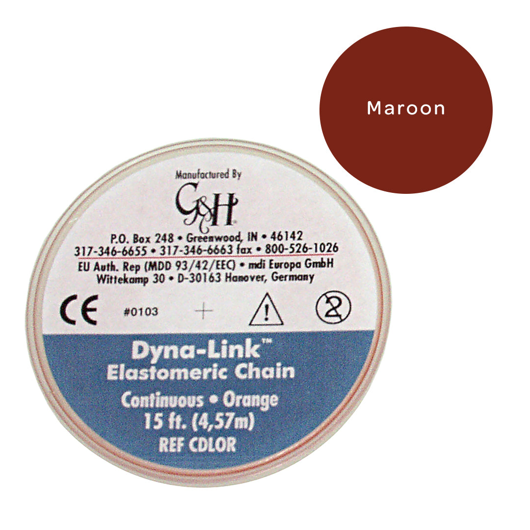 Dyna-Link Chain Maroon Continuous 