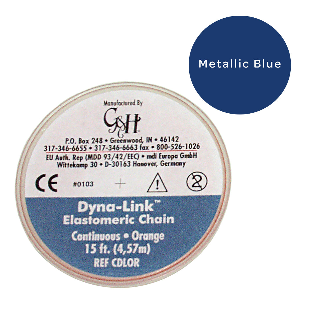 Dyna-Link Chain Metallic Blue Continuous 