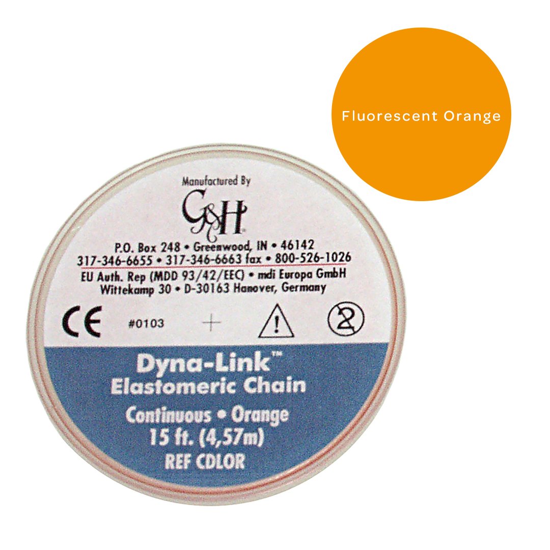 Dyna-Link Chain Fluorescent Orange Short 