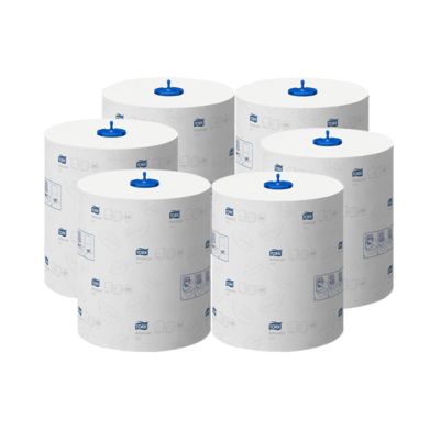 Tork Advanced Soft White Hand Towel Roll H1 System (Case of 6 Rolls) - 290067