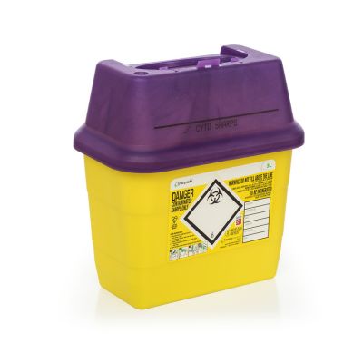 Sharpsafe 3 Litre - Purple Lid