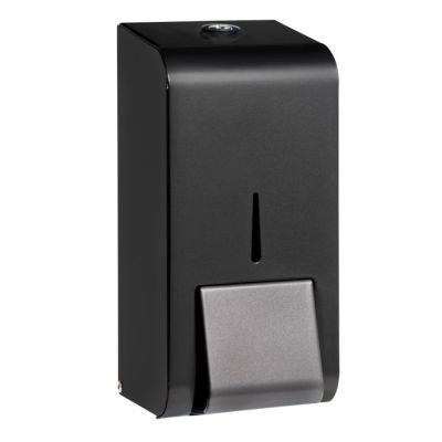 Matte Black Steel 400ml Spray Refillable Soap Dispenser