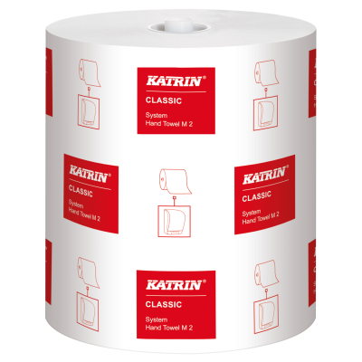 Katrin Classic System White M2 Towel Roll 2ply (Case of 6) - 460102