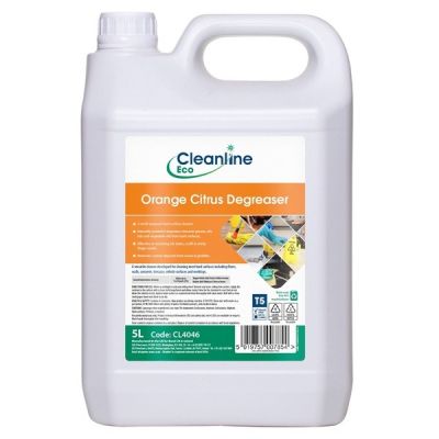 Cleanline Eco Degreaser Orange Citrus 5 Litre x 2