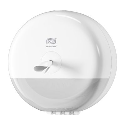 Tork SmartOneÂ® Elevation Mini White Toilet Roll Dispenser T9 - 681000