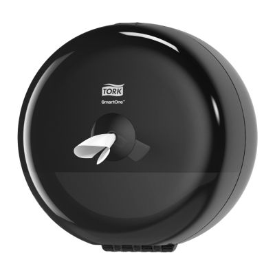 Tork Elevation SmartOneÂ® T9 Mini Toilet Roll Dispenser Black - 681008