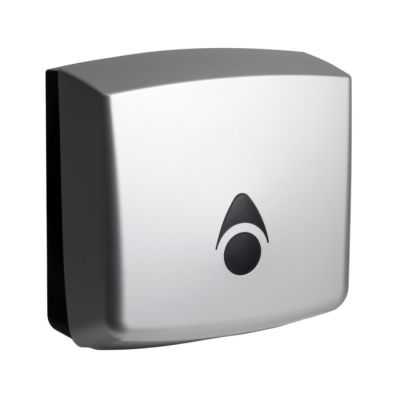 Myriad Designer Hand Towel Dispenser in Matte Silver Recycled