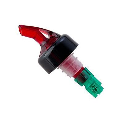25 Out Measured Pourer in Red or Clear (Pack of 12)