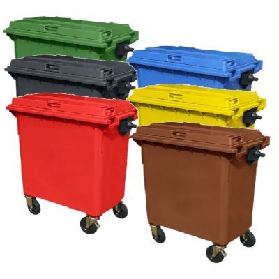 770 Litre 4 Wheel Bin | Various Colours
