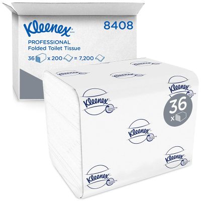 8408 Kleenex Folded Toilet Tissue Case of 36