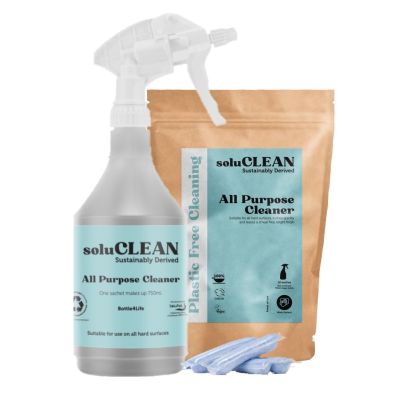 SoluCLEAN All Purpose Cleaner Starter Pack Sachets & Bottle4Life