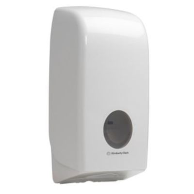 Kimberly Clarke Aquarius Folded Toilet Tissue Dispenser White 6946