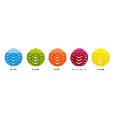 Aroma Mat Urinal Screen in 5 Fragrances - Case of 10