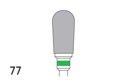 Acrylic Trimmers - Tungsten Carbide Cross Cut Coarse HP 77 60 