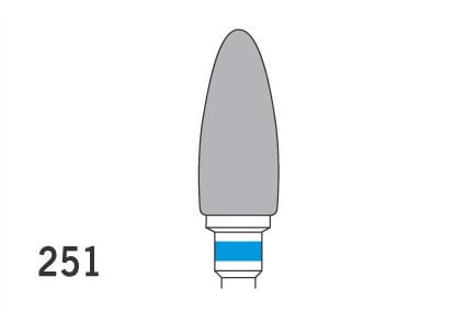 Acrylic Trimmers - Tungsten Carbide Plain Cut Standard HP 251 060 