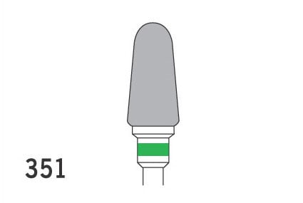 Acrylic Trimmers - Tungsten Carbide Plain Cut Coarse HP 351 060 