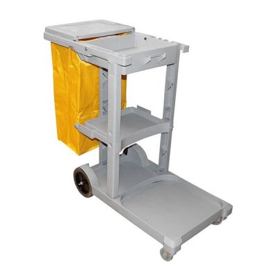 Janitors Cleaning Cart / Trolley With PVC Bag