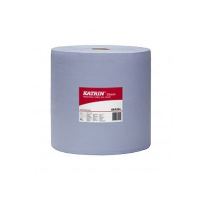 Katrin Industrial Roll Blue 3ply 380m (1000 Sheets) - 464262