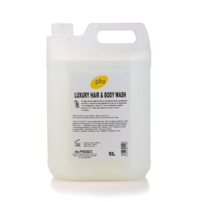PHS Luxury Hair & Body Wash 5 Litre (Case of 2)