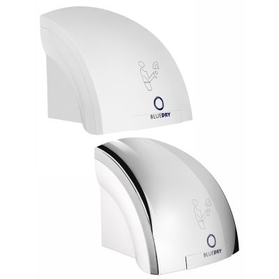 BlueDry Junior Hand Dryer in Chrome or White