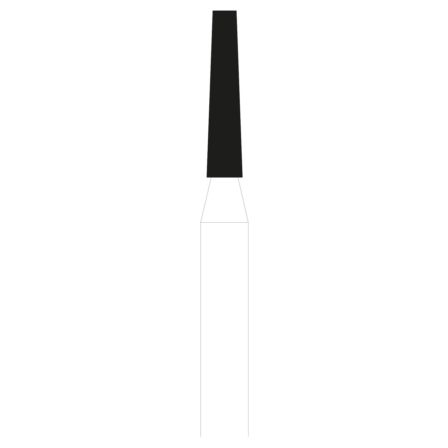 Jet Diamond Round End Taper FG 855 Coarse 012 