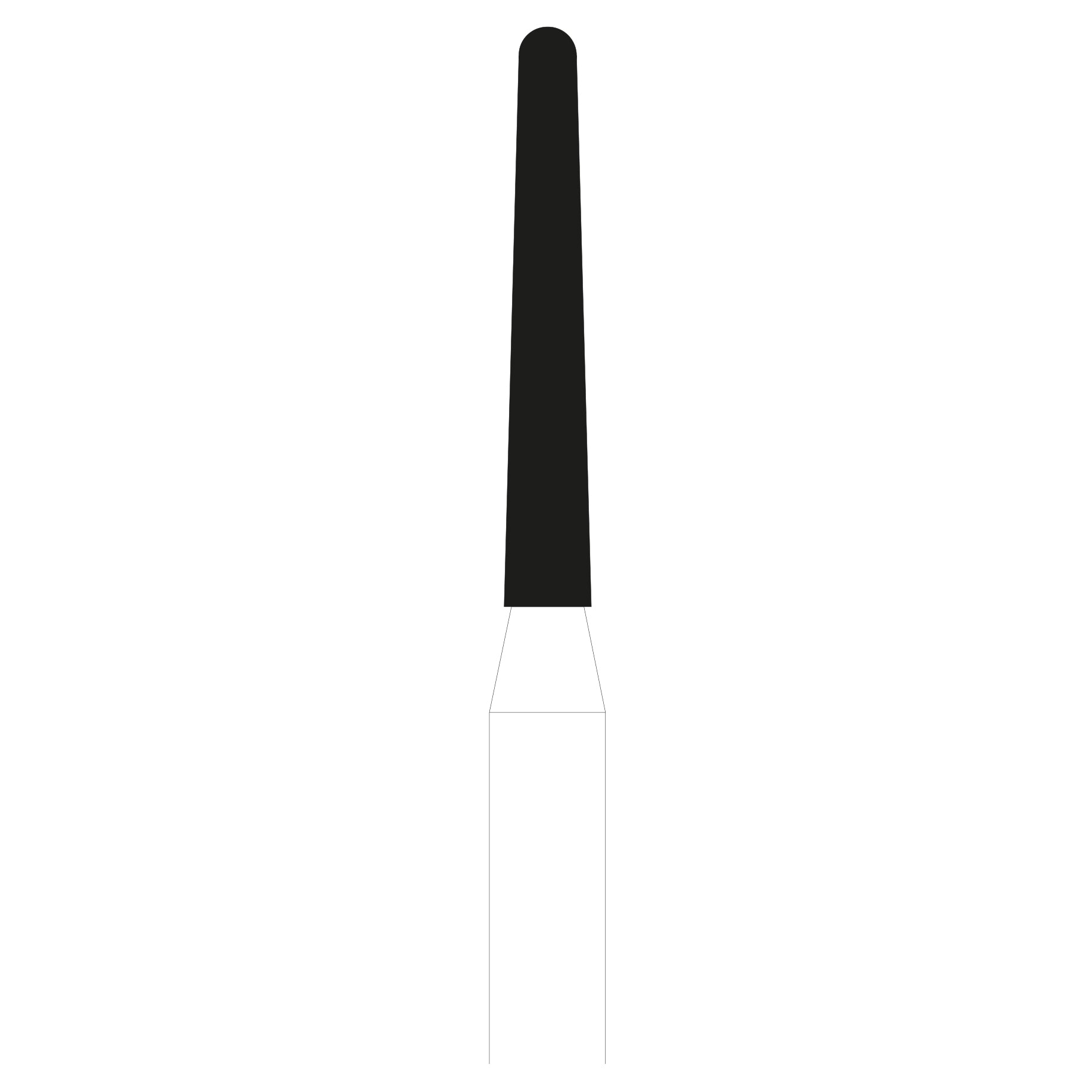 Jet Diamond Round End Taper FG 856 SC 012 