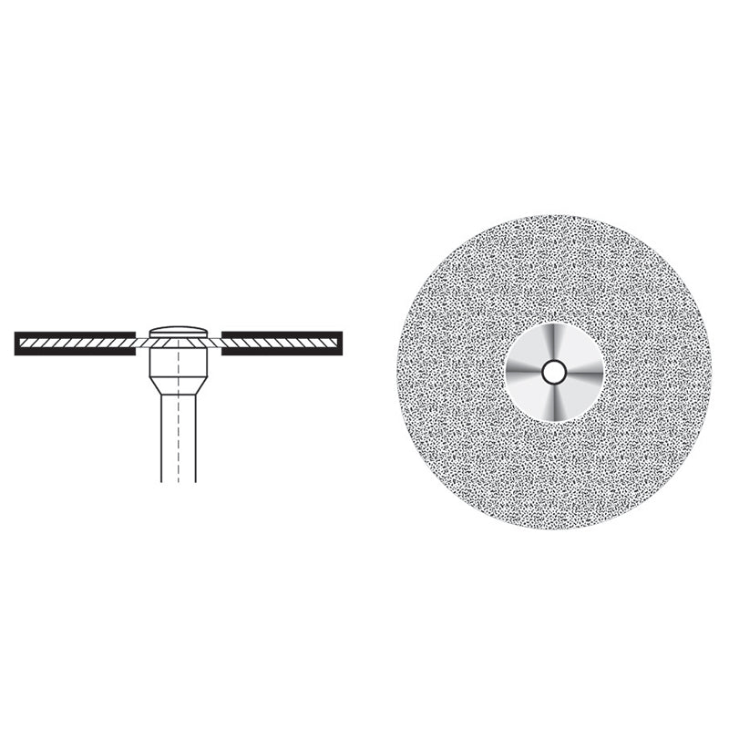 Ultraflex Diamond Disc Double Sided 22mm Diameter  0.09mm Thickness 