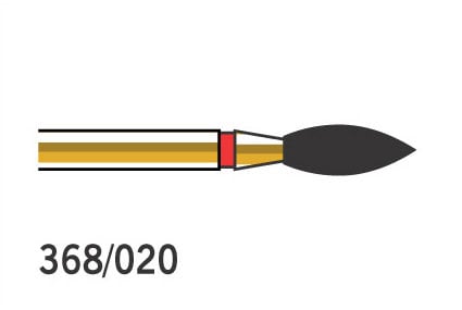 Diamond Burs Football FG 368 F 020 5 