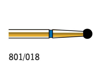 Diamond Burs Round FG 801 ML 018 