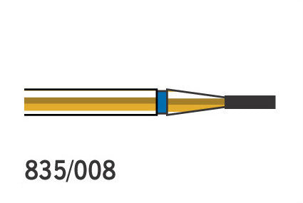 Diamond Burs Flat End Cylinder FG 835 ML 008 3 
