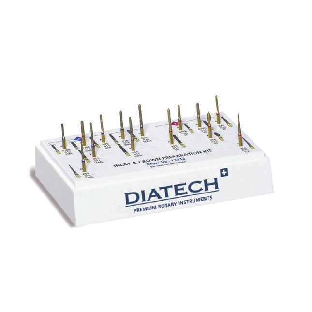 Diamond Burs Inlay & Crown Preparation Kit 