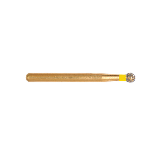 Gold Diamond Burs Round FG Extra Fine 001/018 