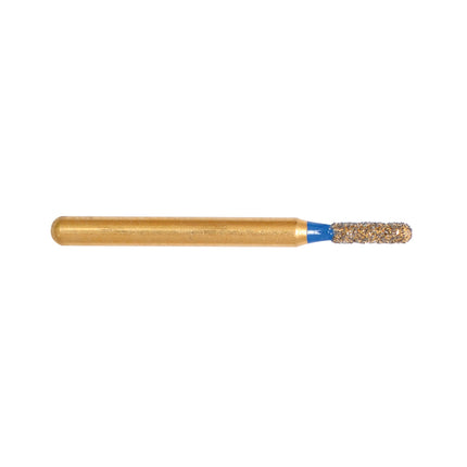 Gold Diamond Burs Round End Cylinder FG Medium 139/012 