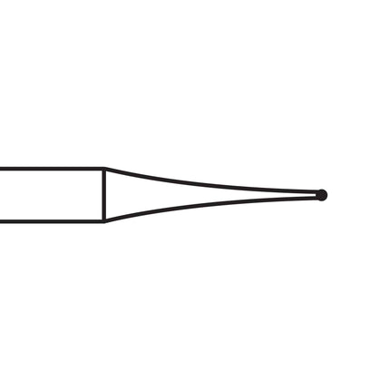Steel Burs Round RA No. 1 005 