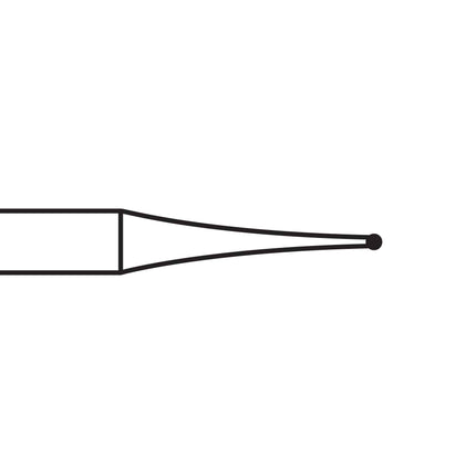 Steel Burs Round RA No. 1 006 