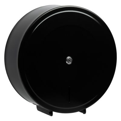 C21 Mini Jumbo Metal Toilet Roll Dispenser Black