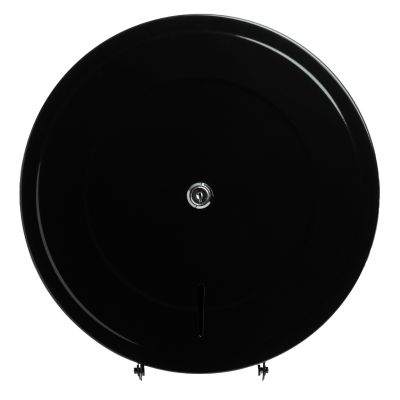 C21 Jumbo Metal Toilet Roll Dispenser Black